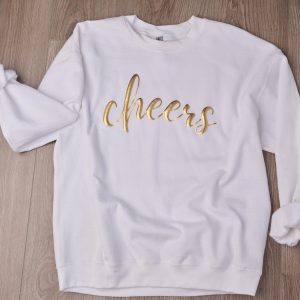 Cheers Metallic Sweatshirt