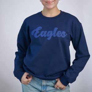 Eagles Puff Script Sweatshirt