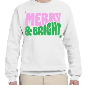 Merry & Bright Puff Sweatshirt
